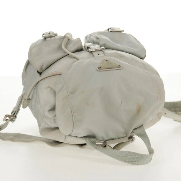 PRADA Backpack Nylon Gray Auth sw1586 - Picture 9 of 15